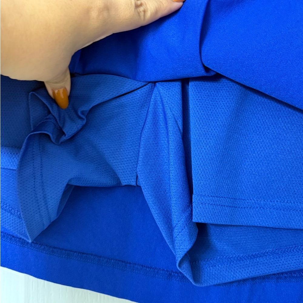 Rafaella Women's Comfort Skort Royal Blue Pull-on Elastic Waist Size XL - Picture 5 of 8